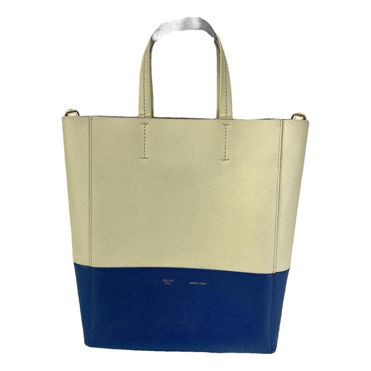 Cabas Vertical leather tote