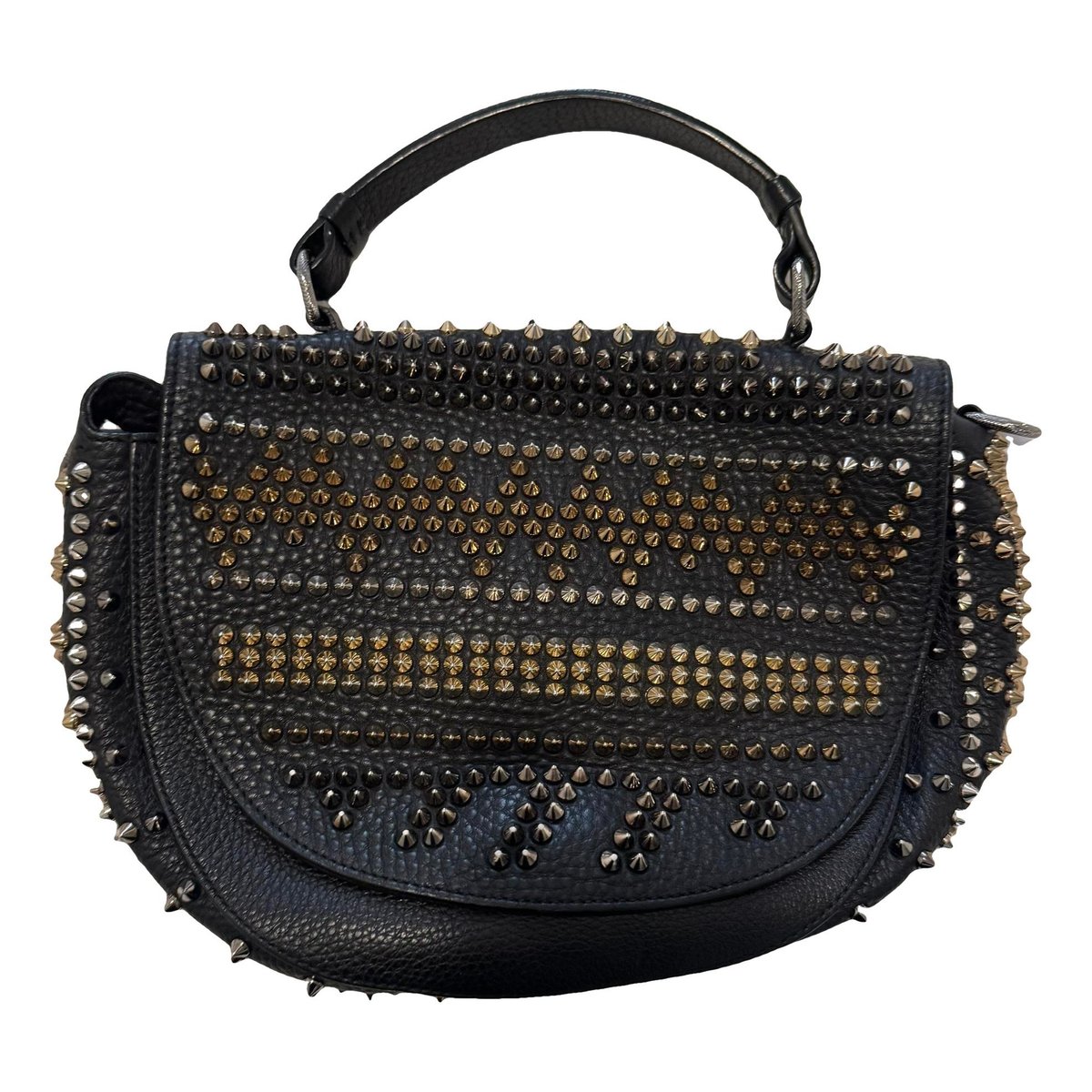 Panettone leather crossbody bag