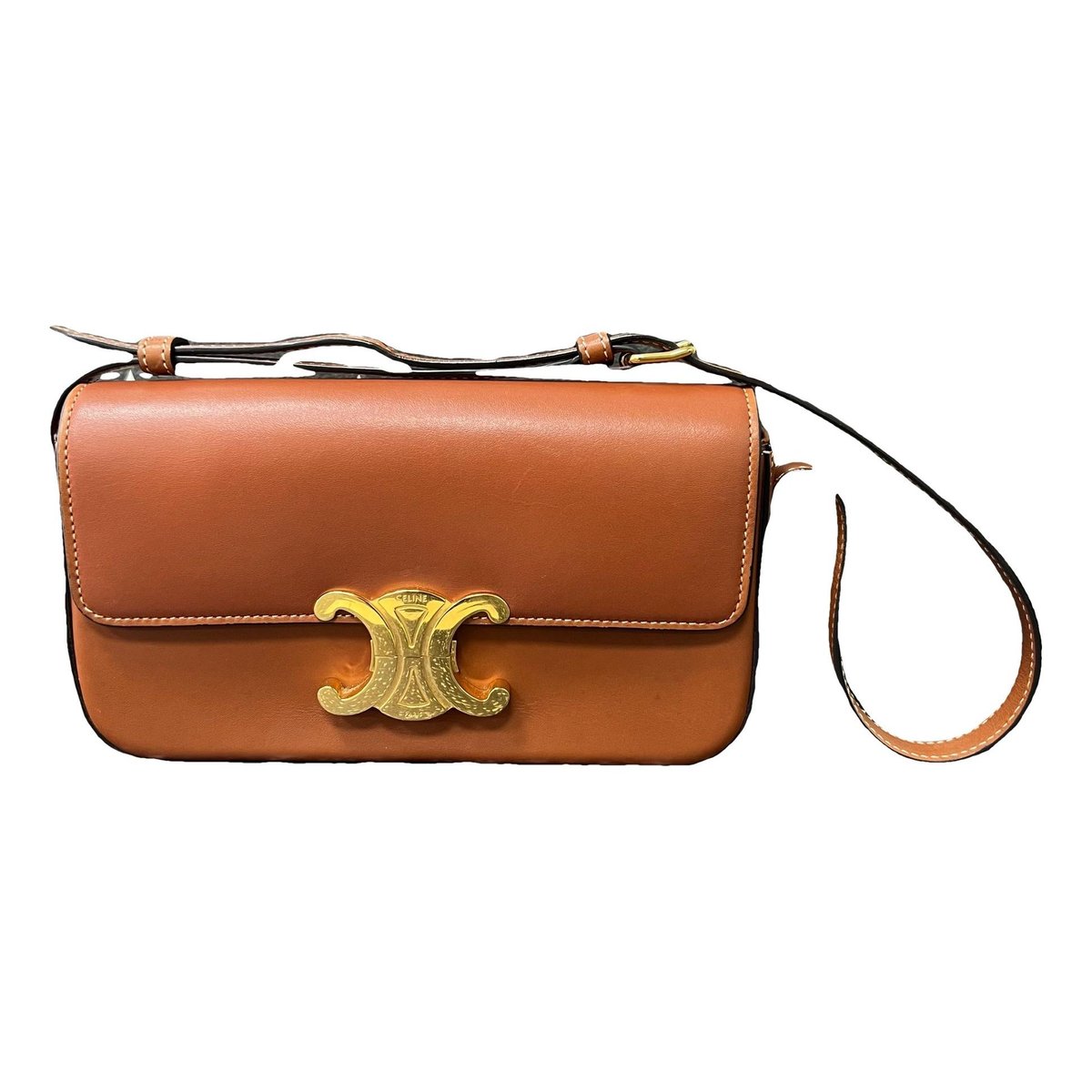 Triomphe leather handbag