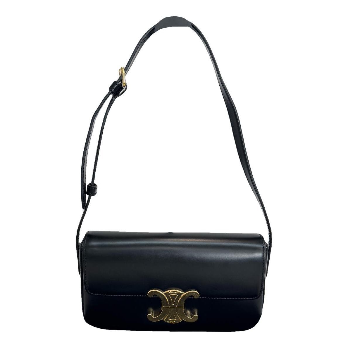 Triomphe Long leather handbag