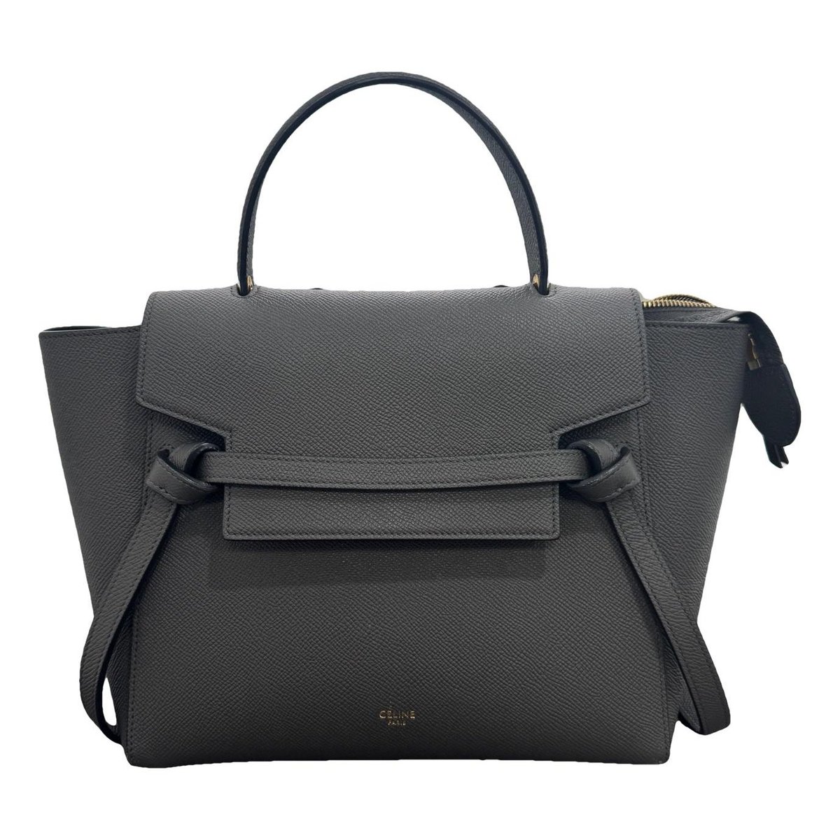 Belt leather handbag