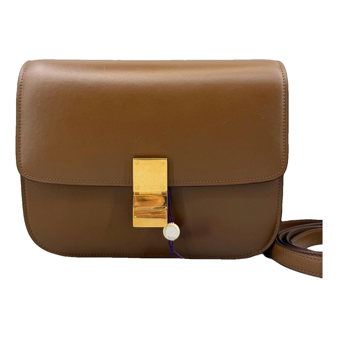 Classic leather crossbody bag