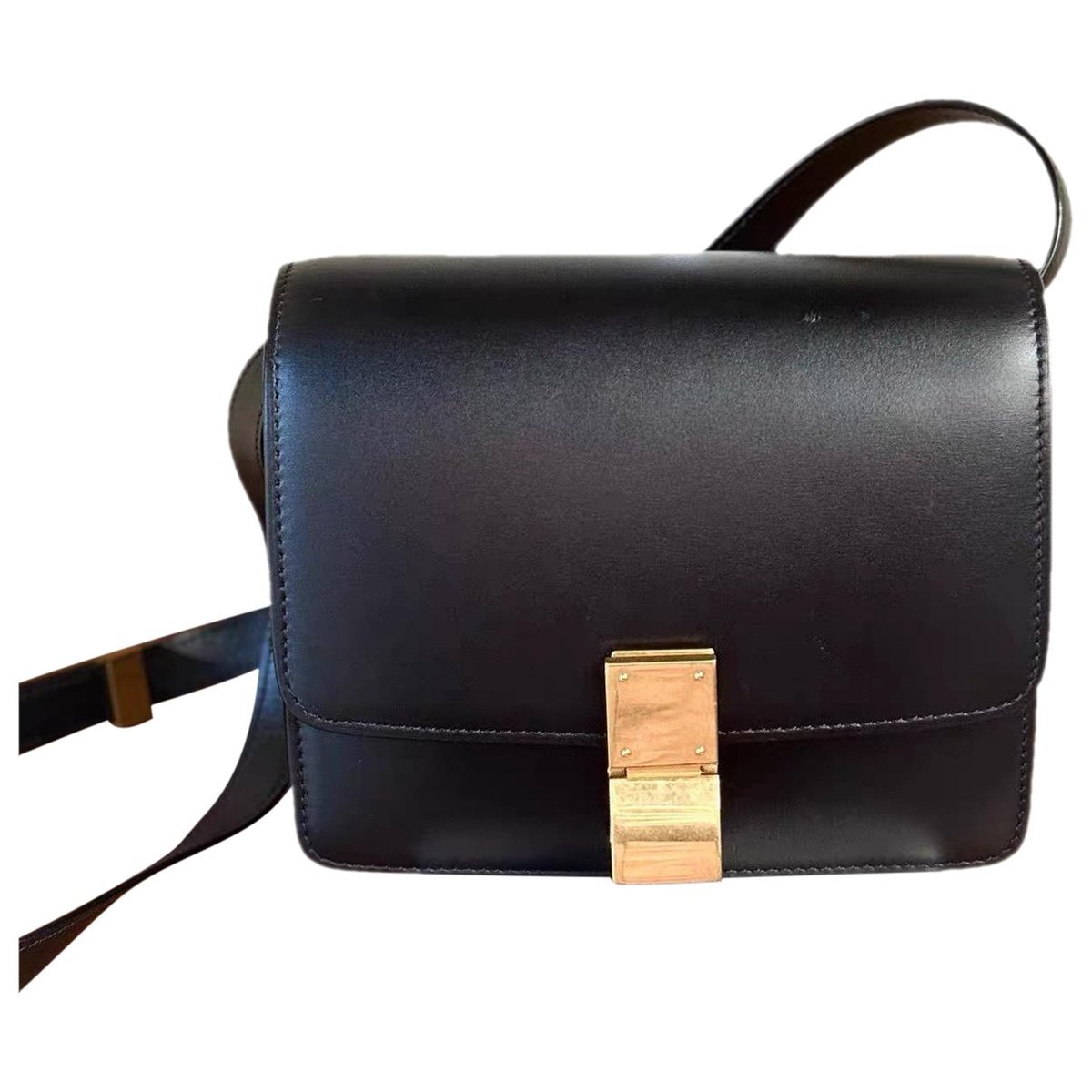Classic leather crossbody bag