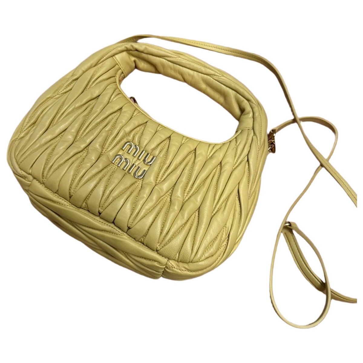 Miu Wander leather bag