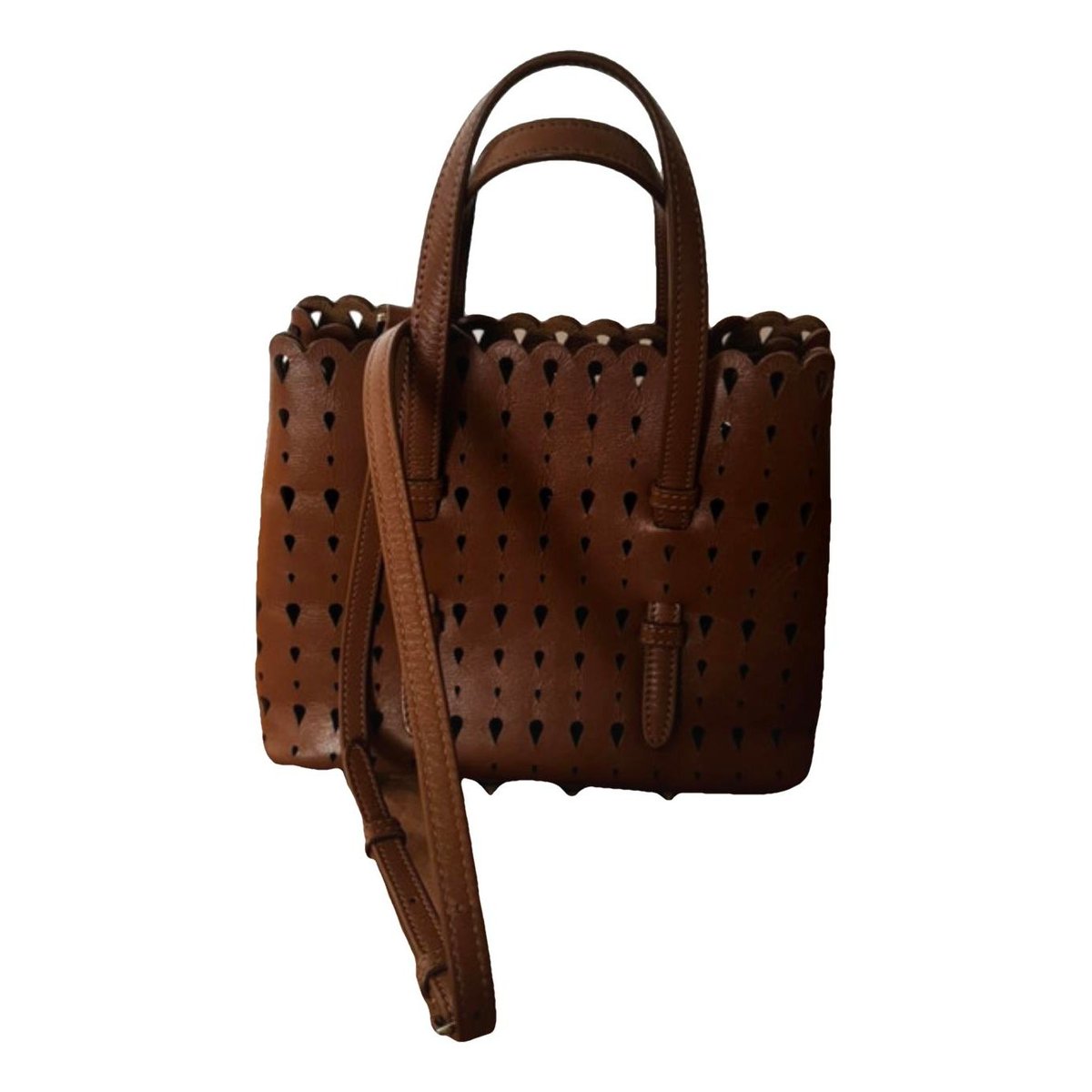 Mina leather crossbody bag