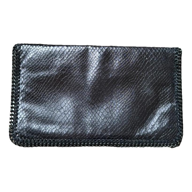 Falabella patent leather clutch bag
