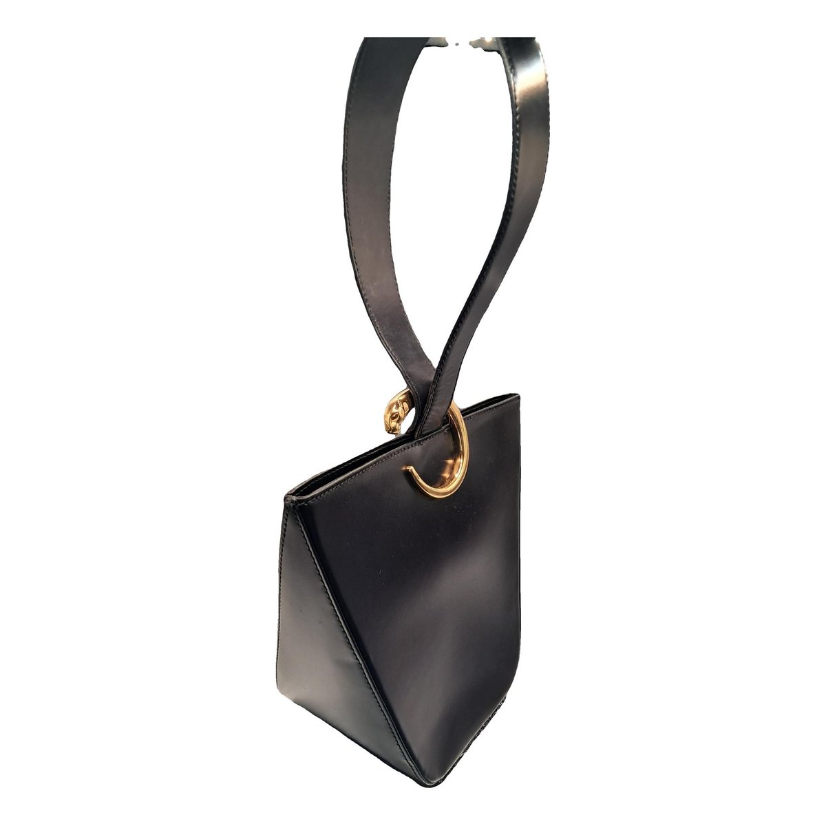 Panthère leather handbag