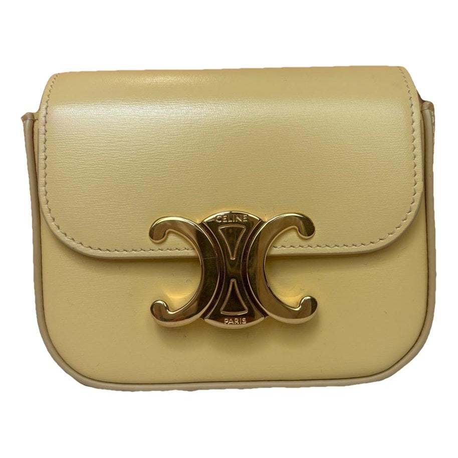 Triomphe leather handbag