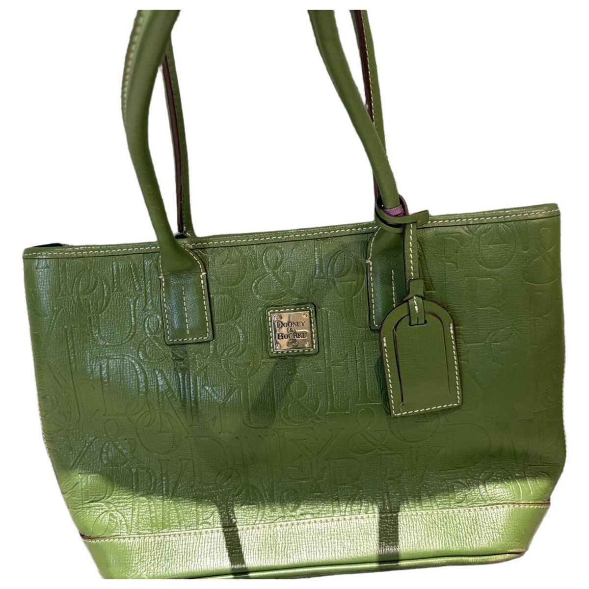 Leather tote