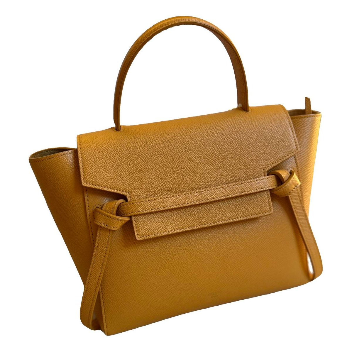 Belt leather handbag