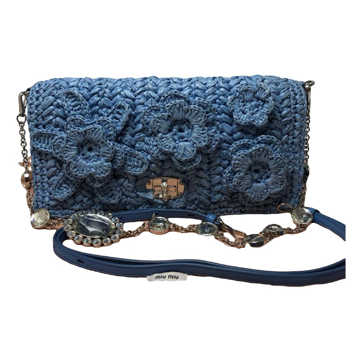 Miu Crystal crossbody bag
