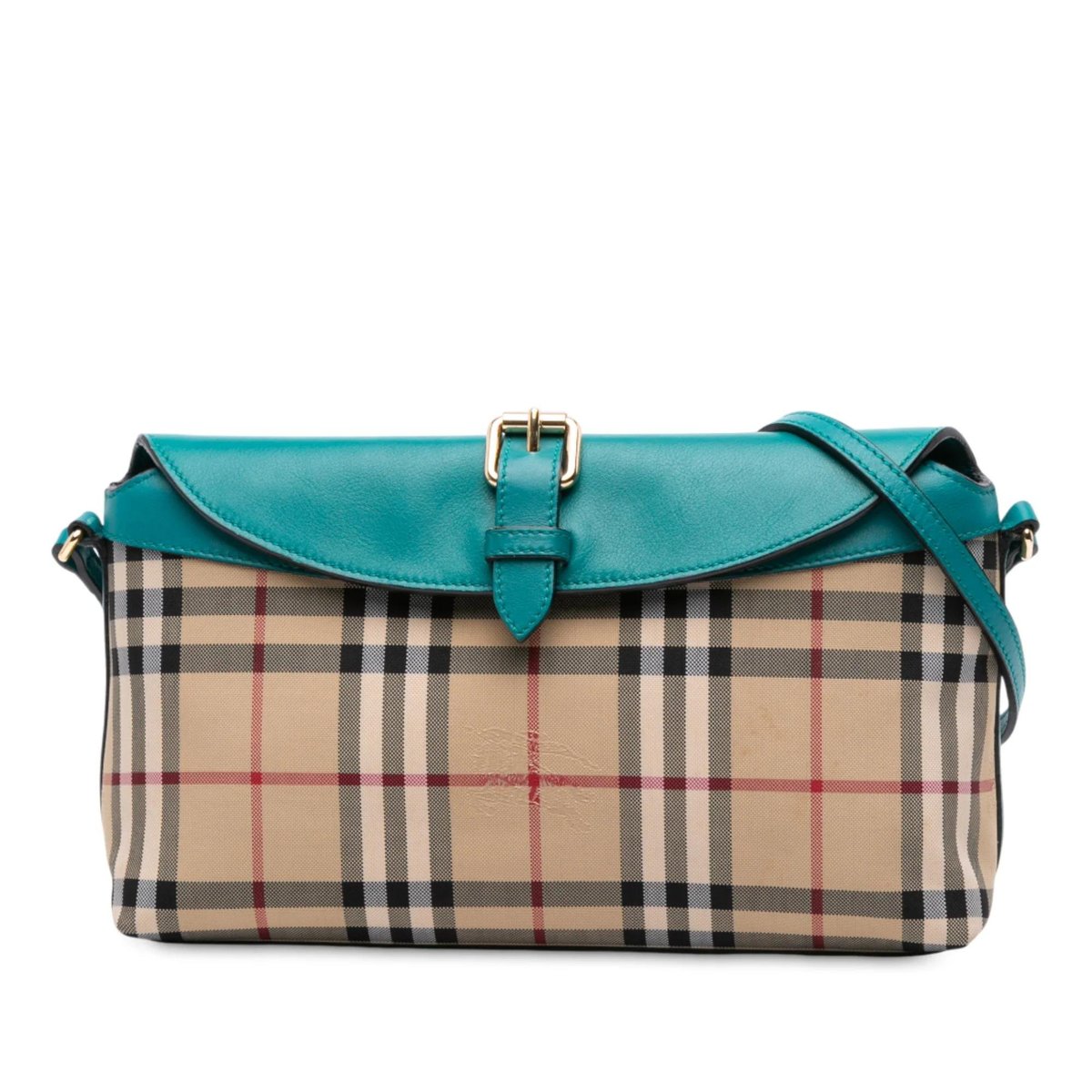 Pocket leather crossbody bag