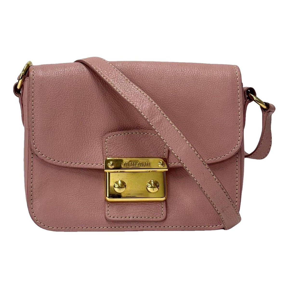 Madras leather handbag