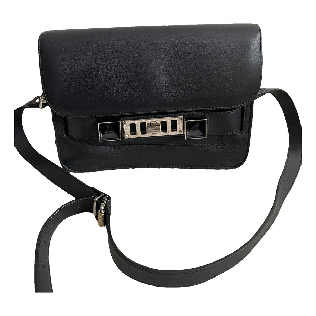 PS11 leather crossbody bag
