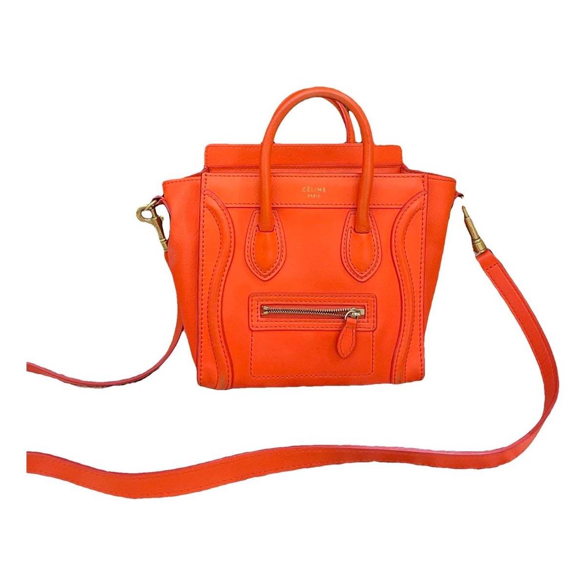 Luggage leather handbag