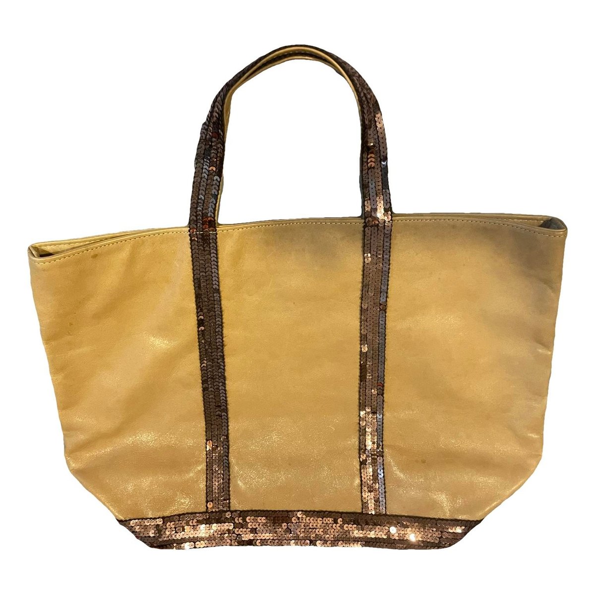Cabas leather tote