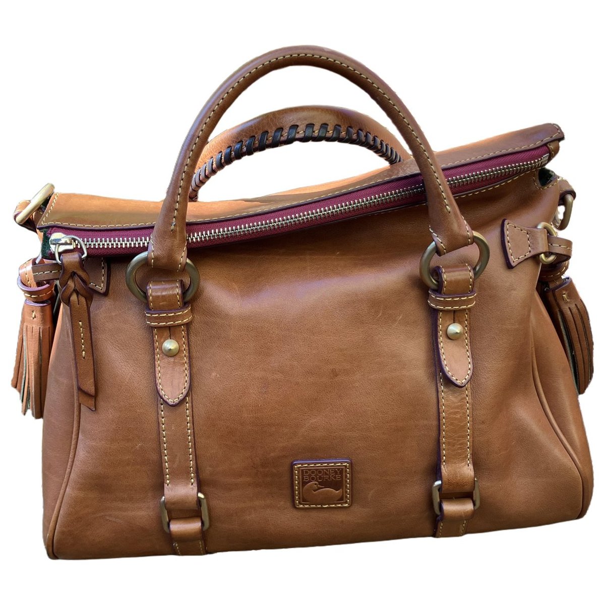 Leather handbag