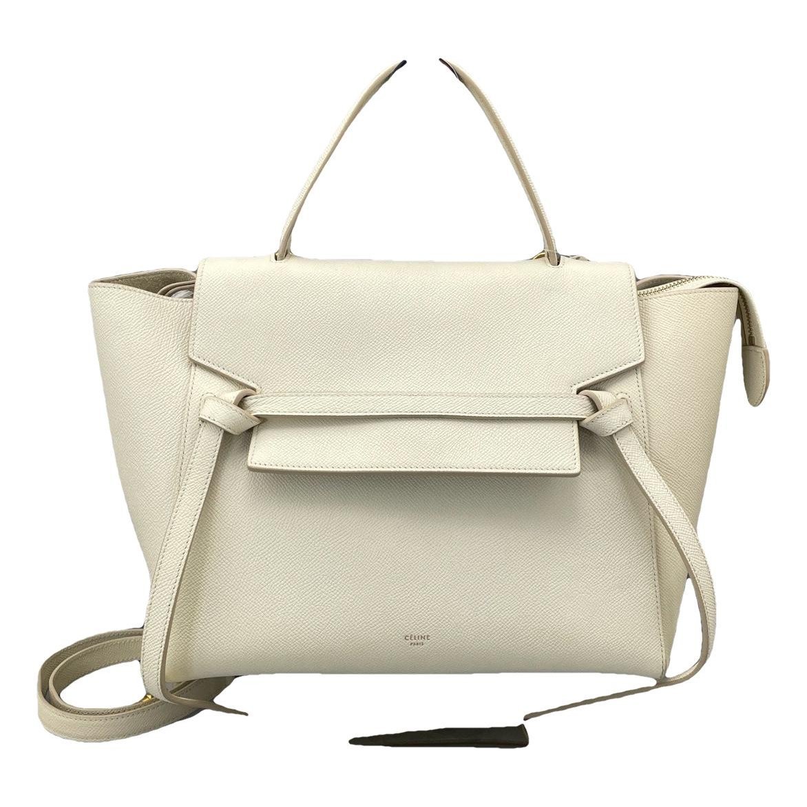 Belt leather handbag