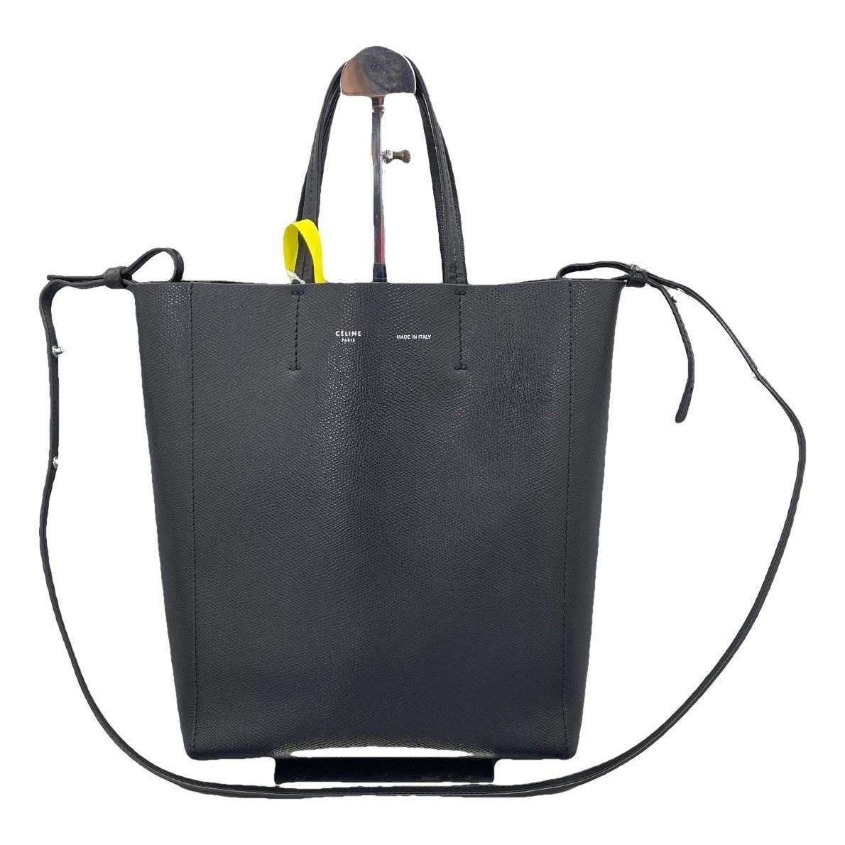 Cabas Vertical leather handbag
