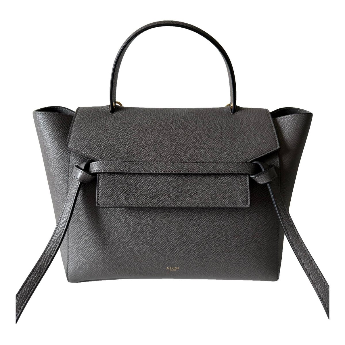 Belt leather handbag