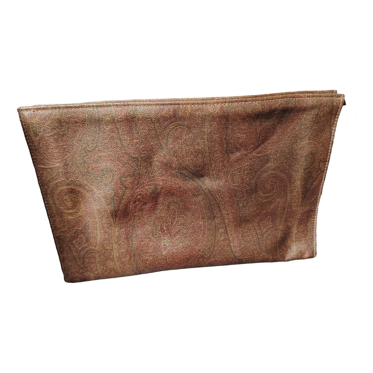 Leather clutch bag