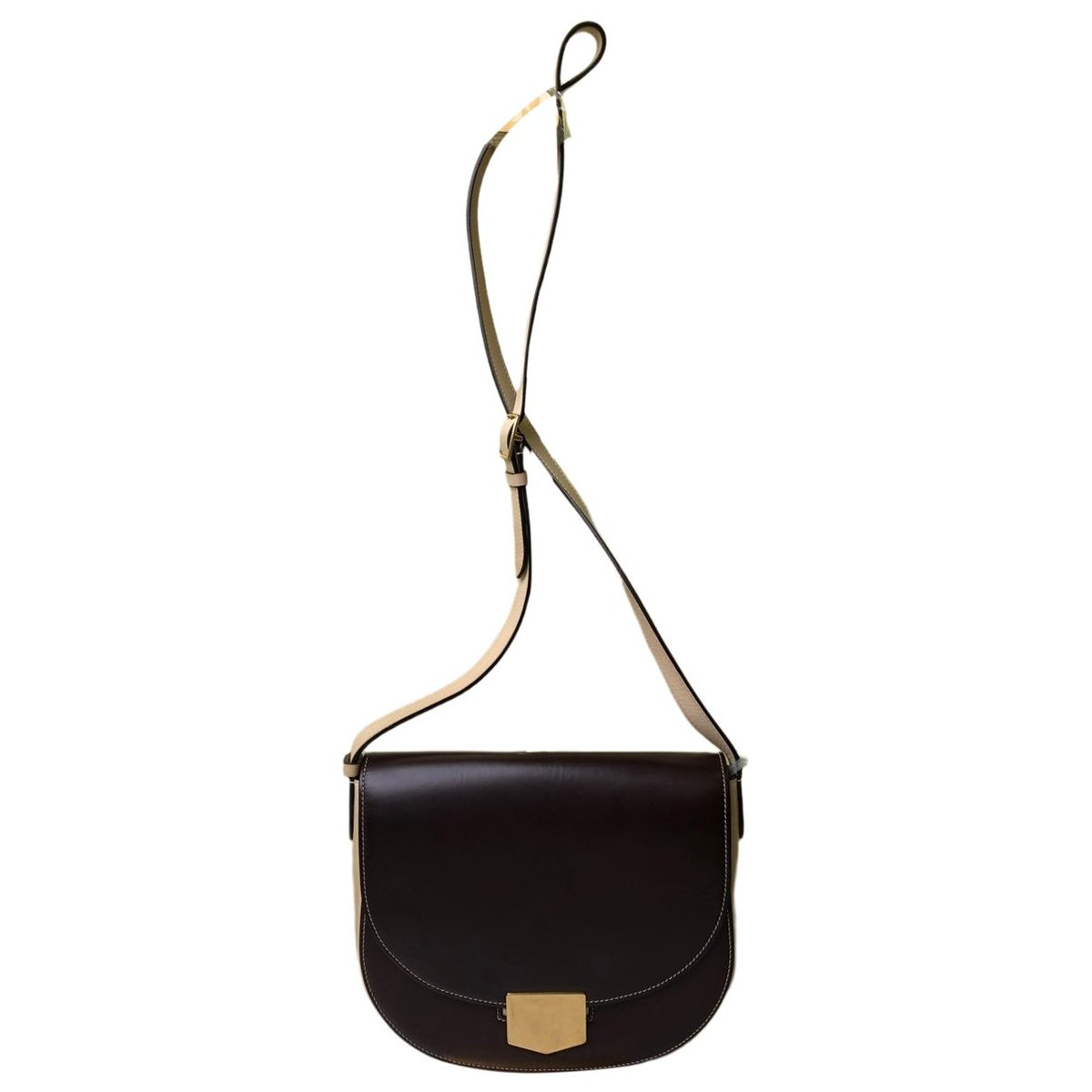 Trotteur leather handbag