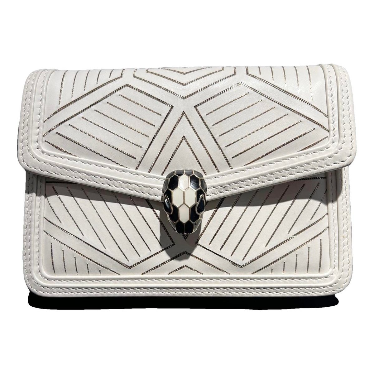Serpenti leather handbag