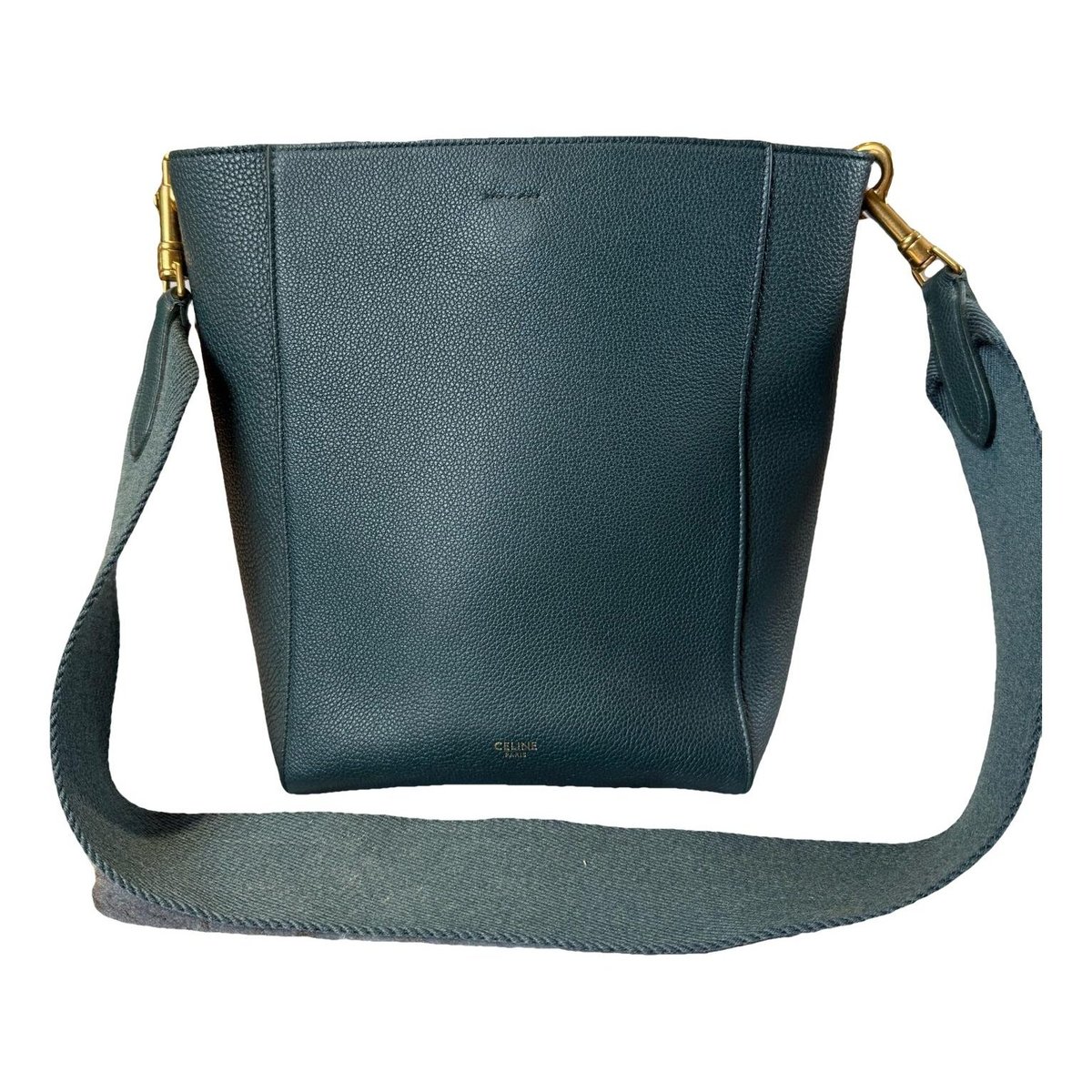 Seau Sangle leather handbag
