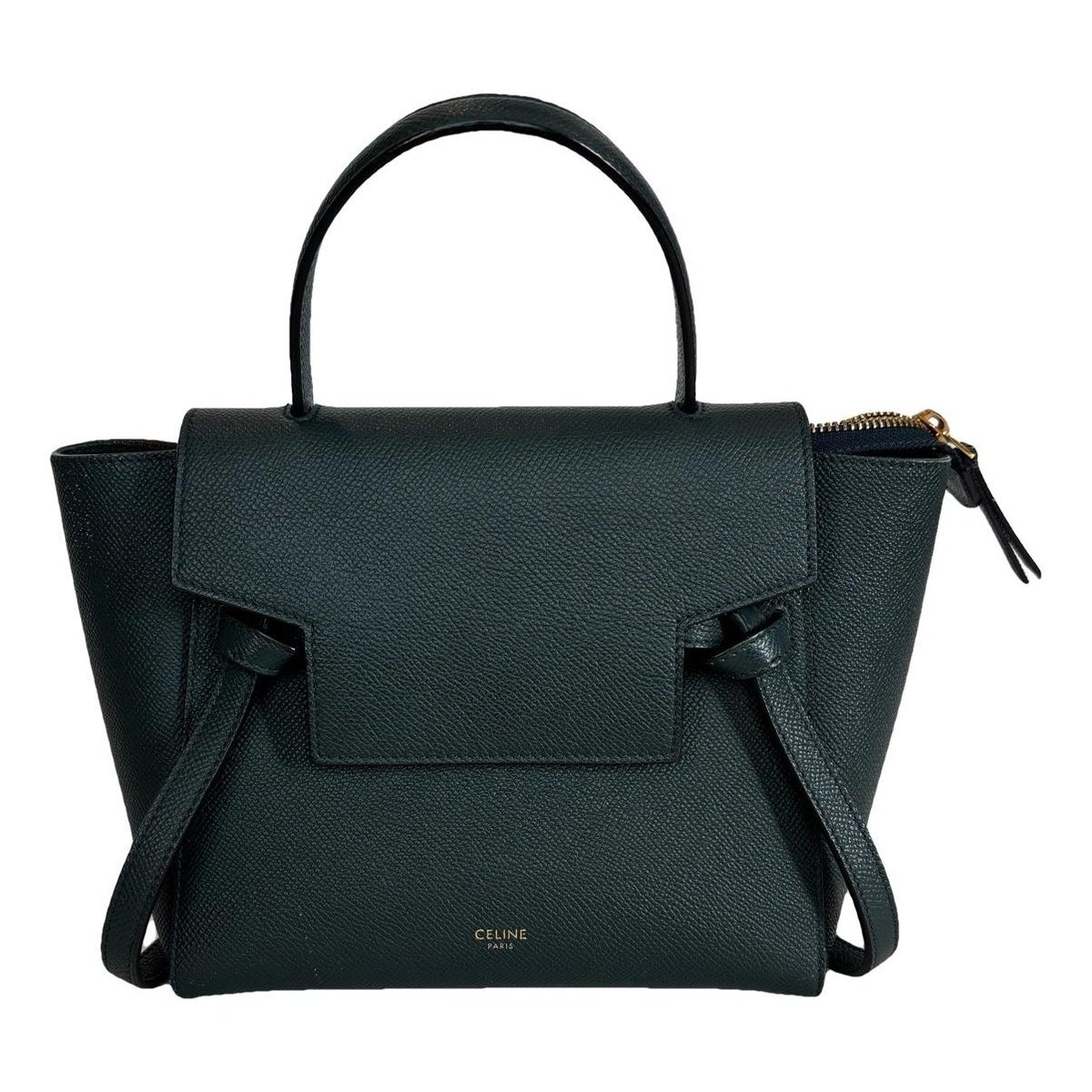 Belt leather handbag