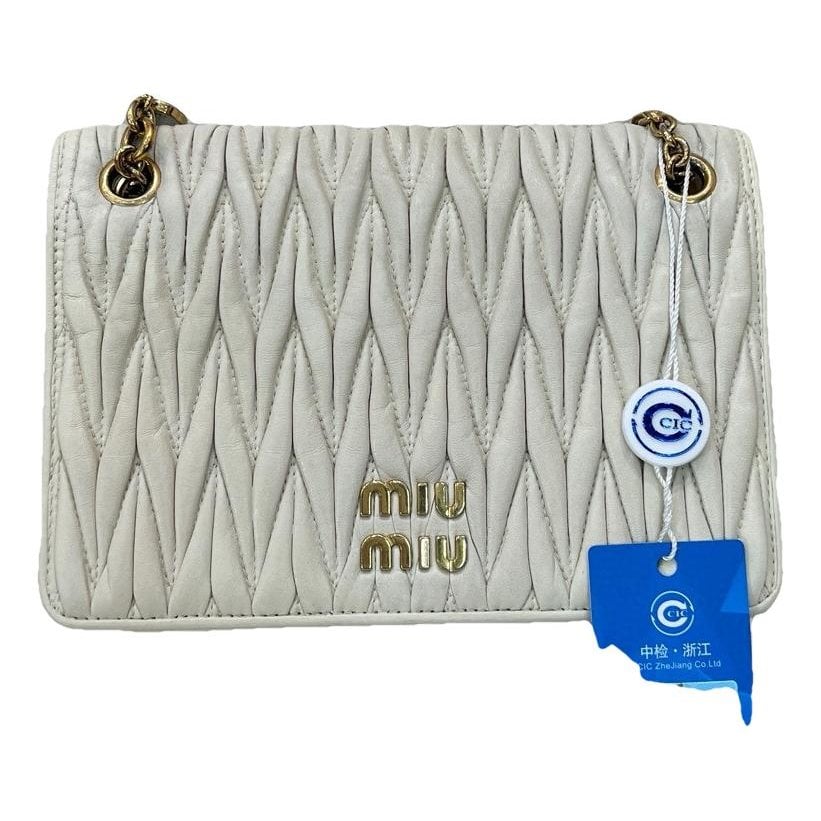 Miu delice leather handbag