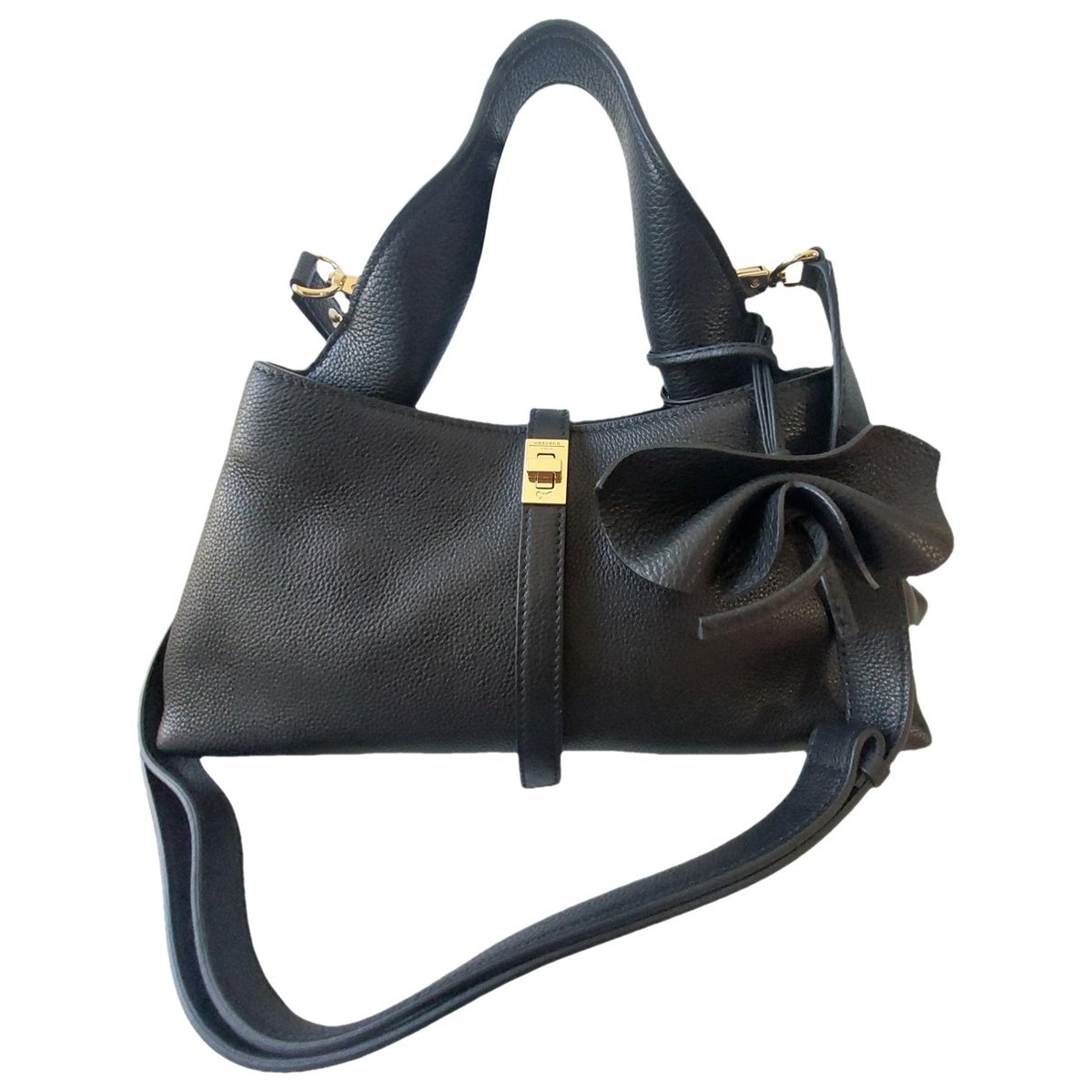 Leather handbag