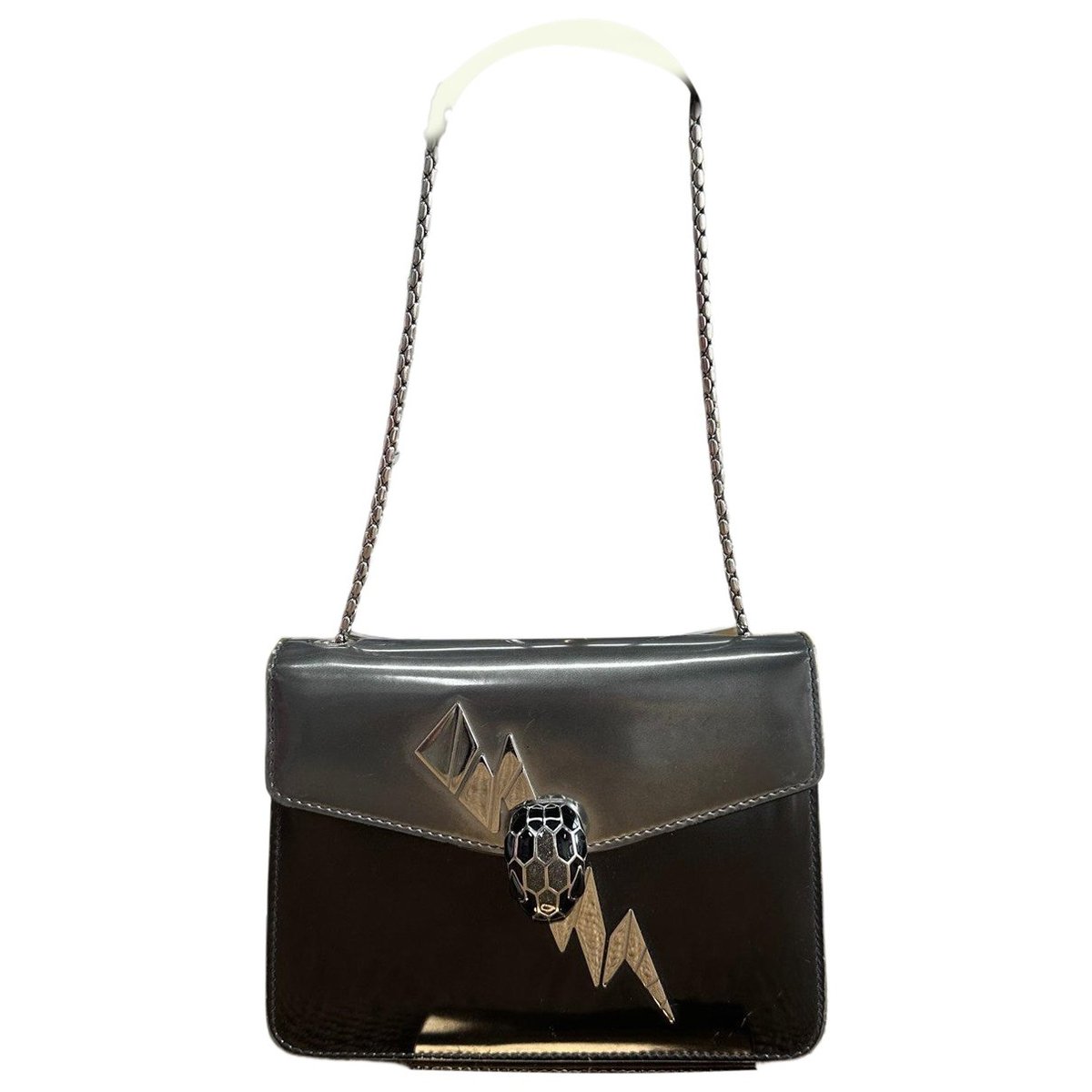 Serpenti leather handbag