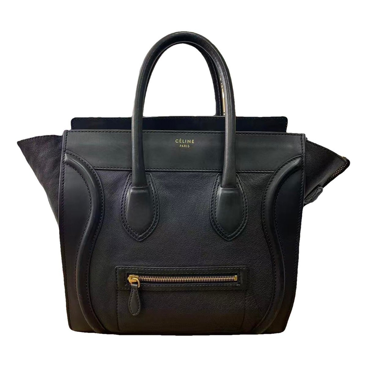 Luggage leather handbag