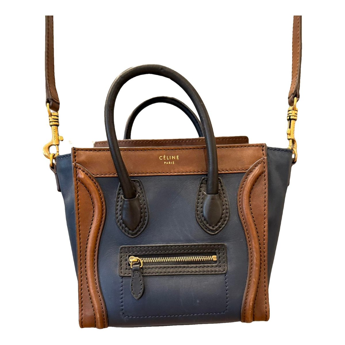 Luggage leather handbag