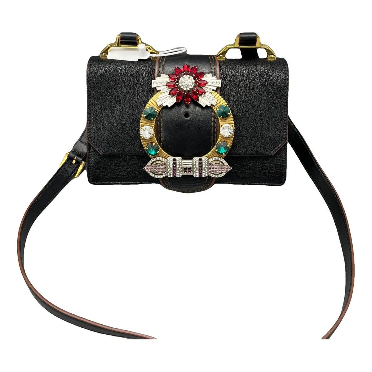Miu Lady leather handbag