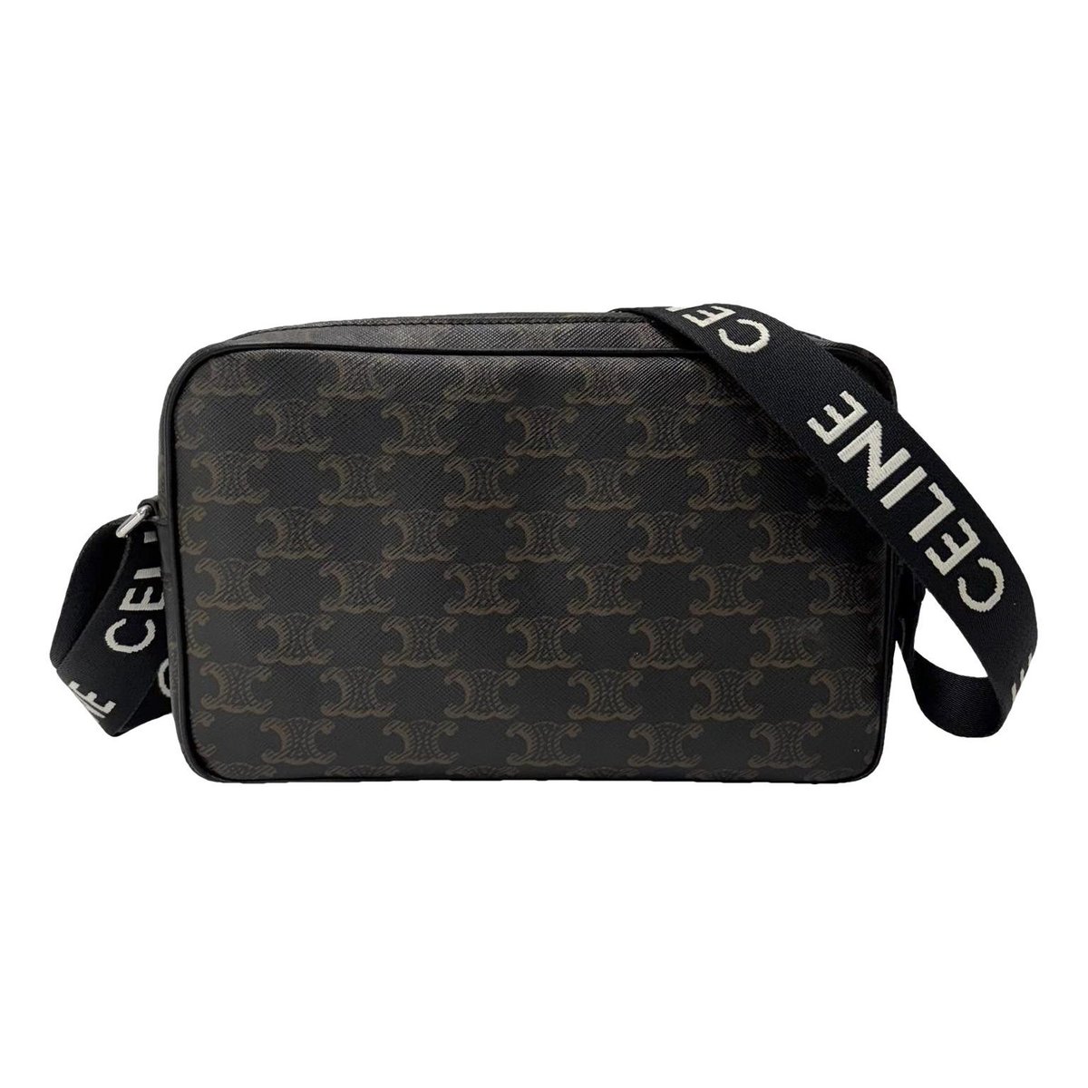 Triomphe leather crossbody bag