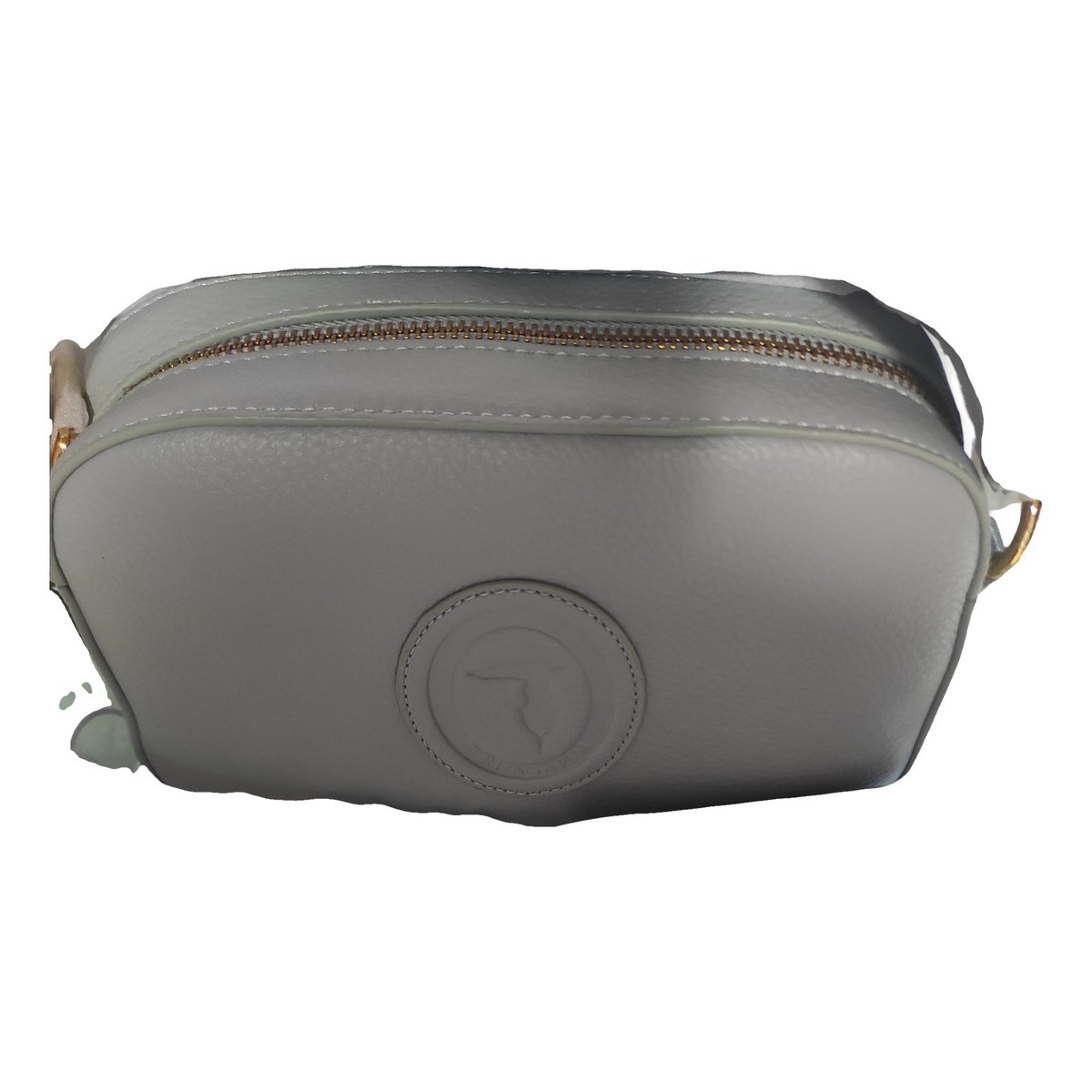 Leather clutch bag