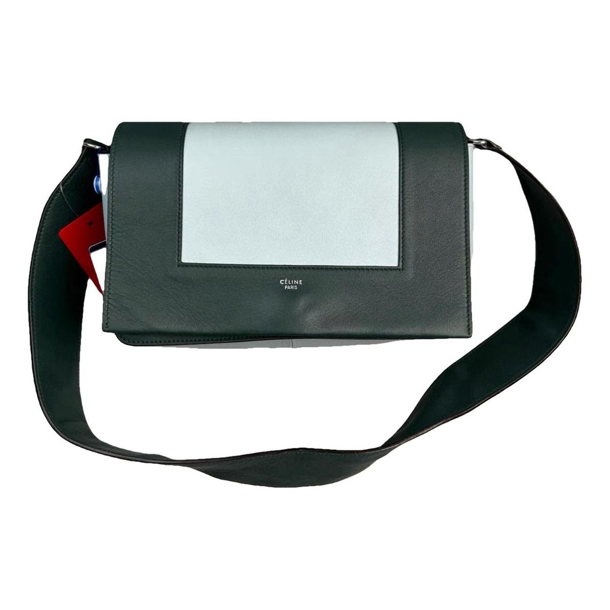 Frame leather crossbody bag