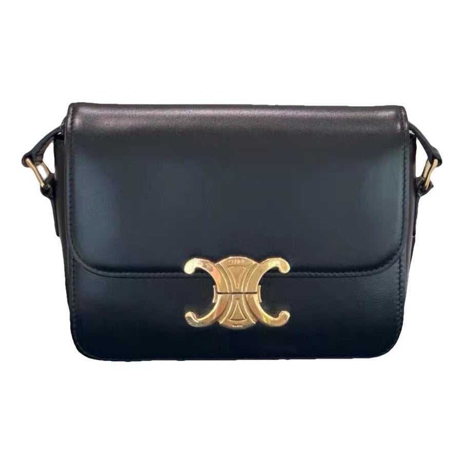 Triomphe leather handbag
