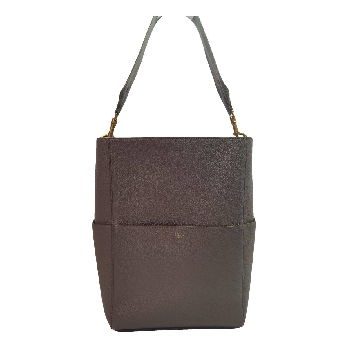 Seau Sangle leather tote