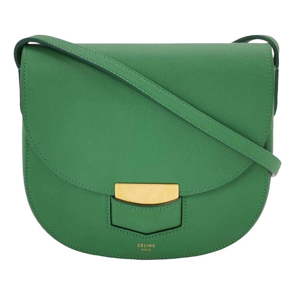 Trotteur leather crossbody bag