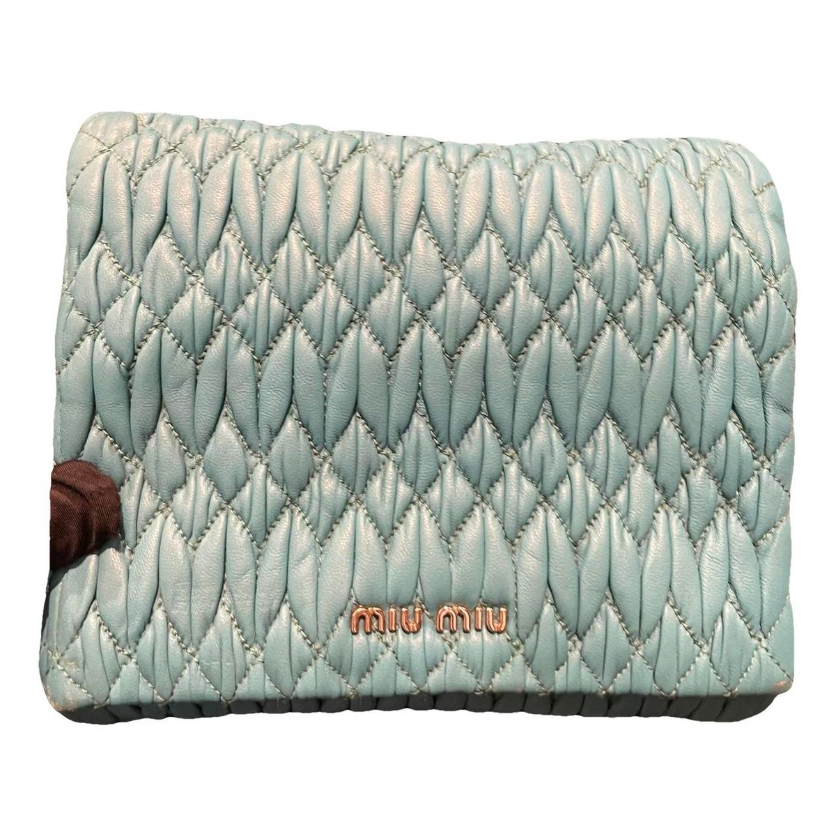 Miu Confidential leather crossbody bag