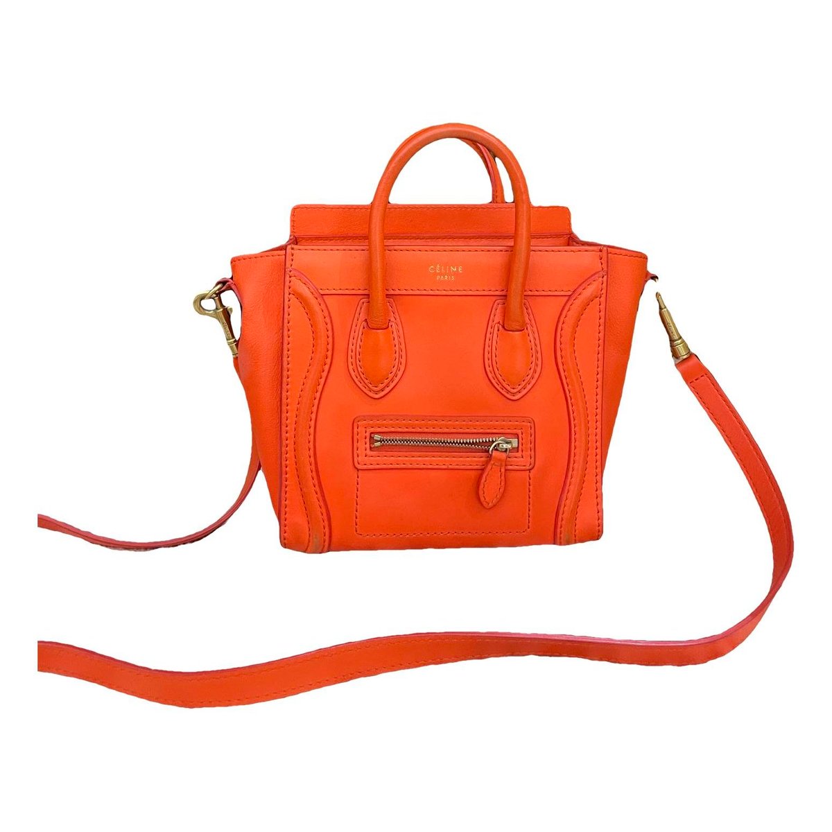 Luggage leather handbag