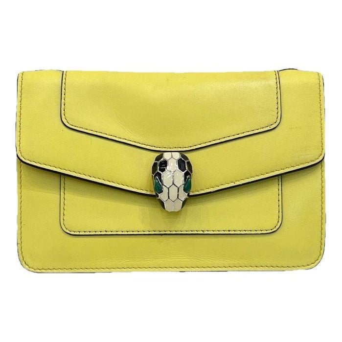 Serpenti leather handbag