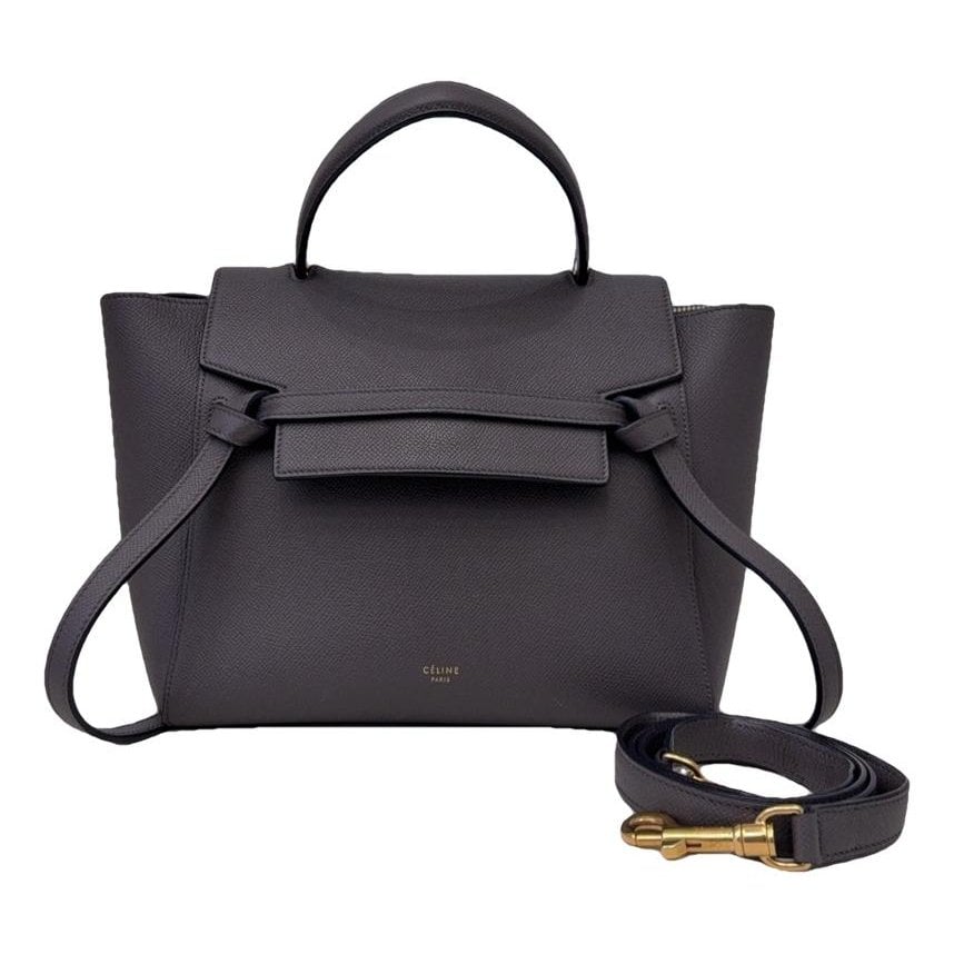 Belt leather handbag