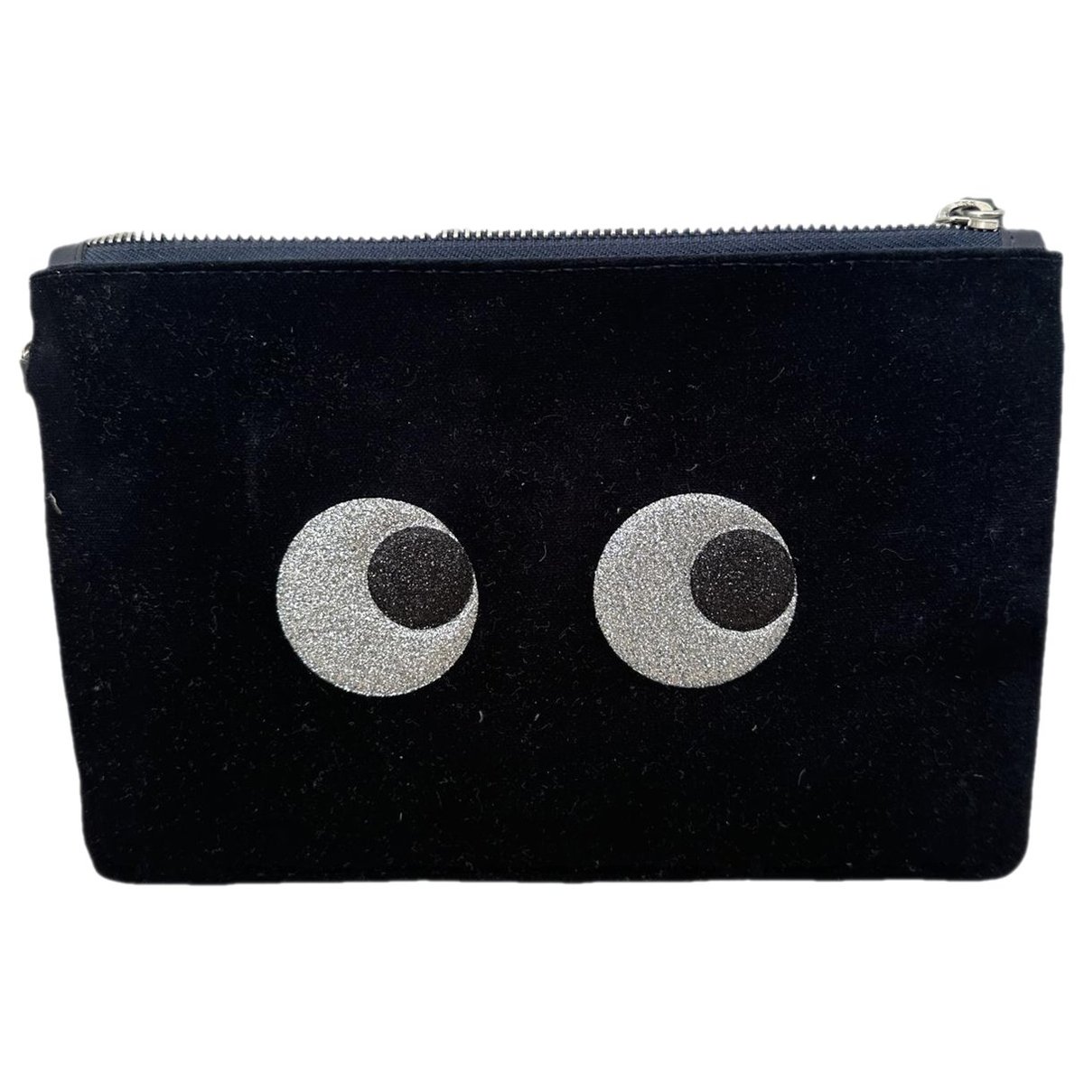 Velvet clutch bag
