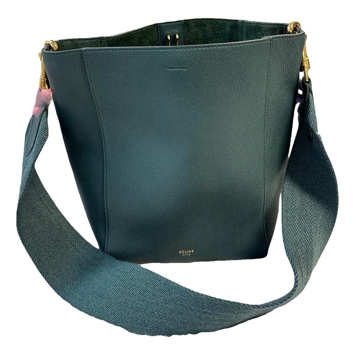 Seau Sangle leather handbag