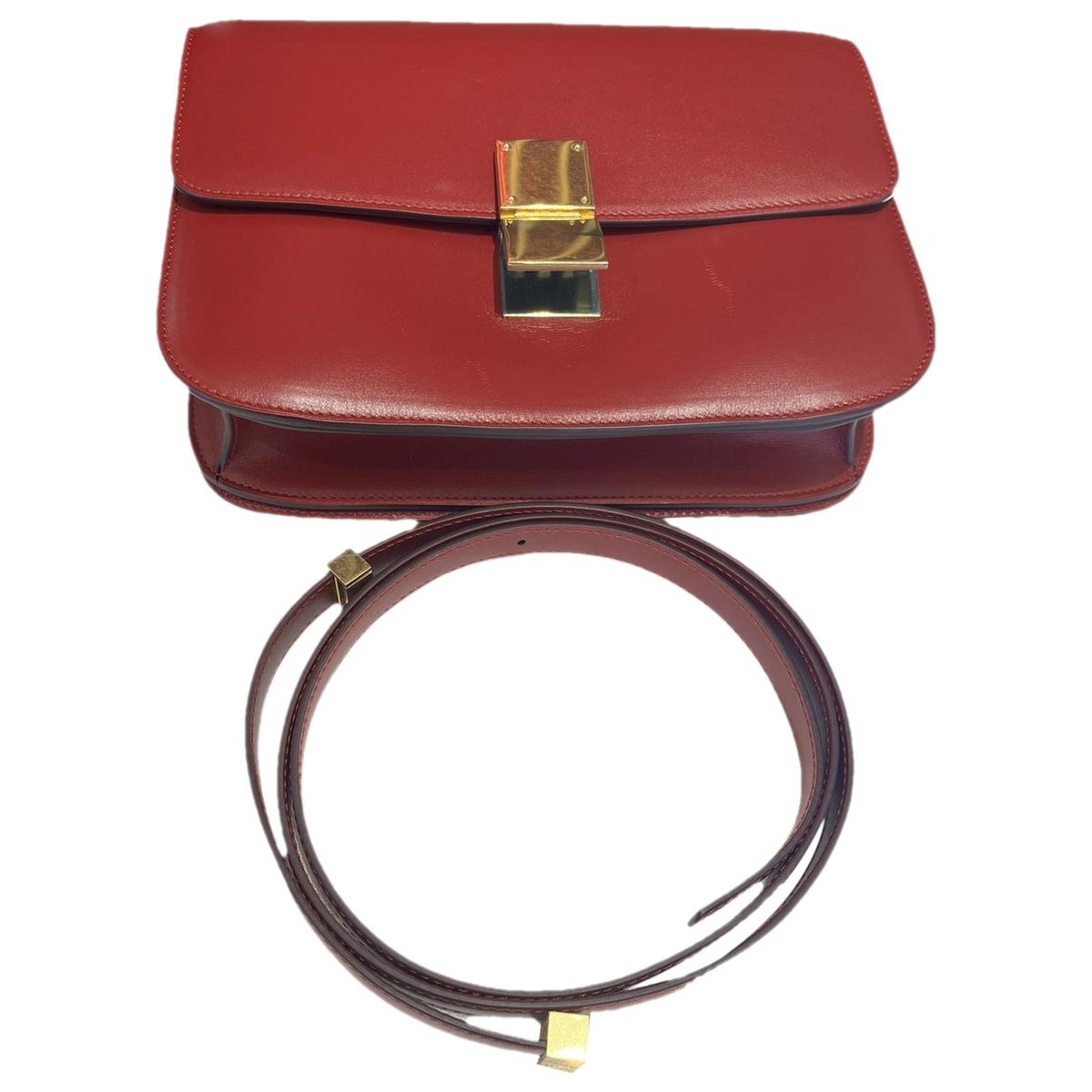 Classic leather crossbody bag