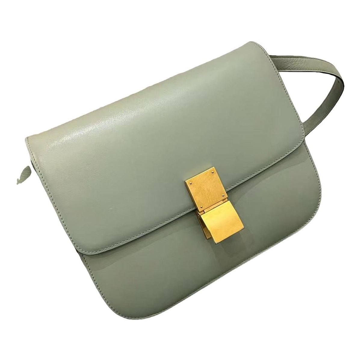 Classic leather crossbody bag