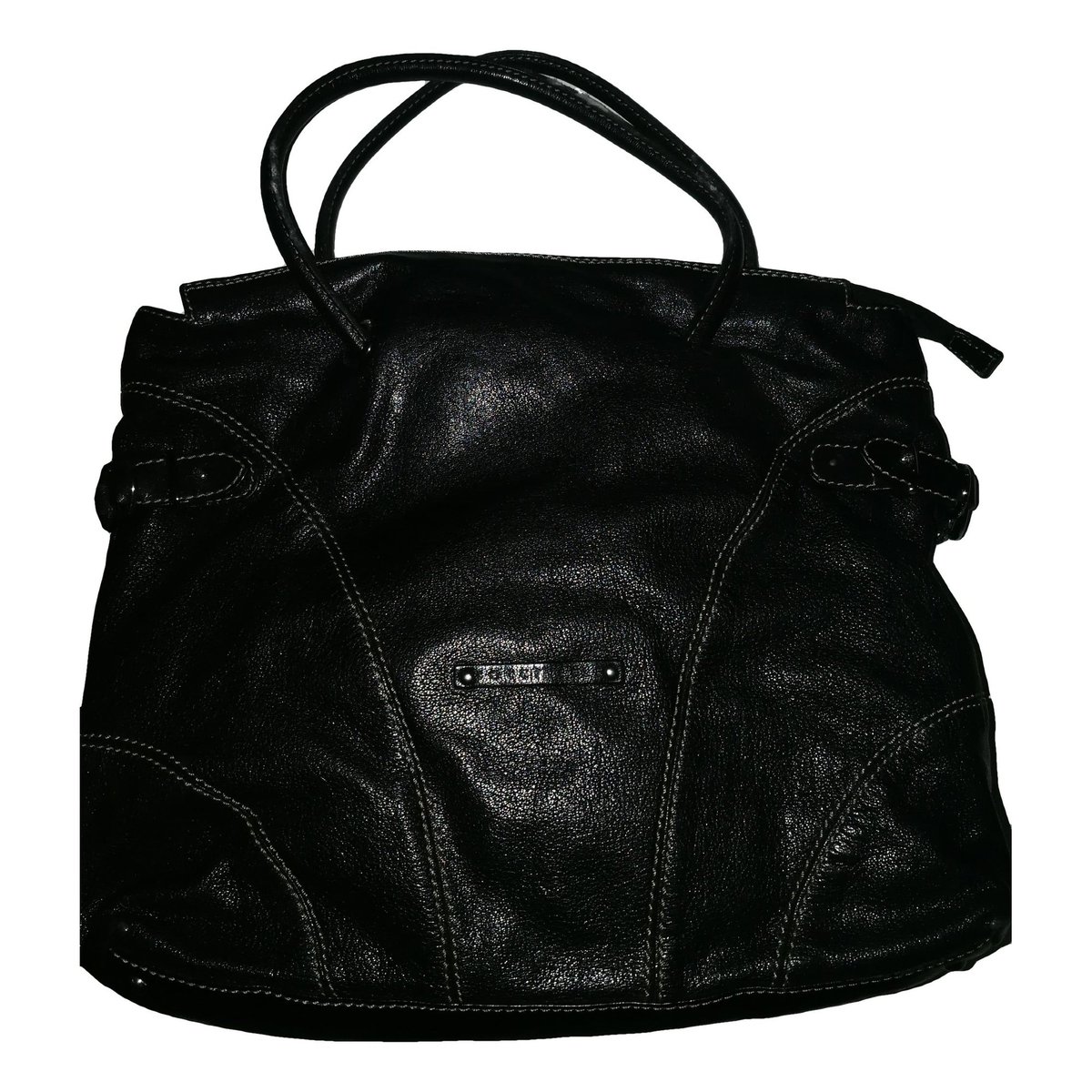 Leather tote